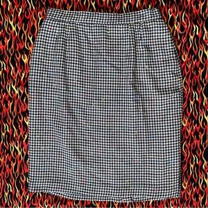 Vintage Houndstooth Rainbow Skirt